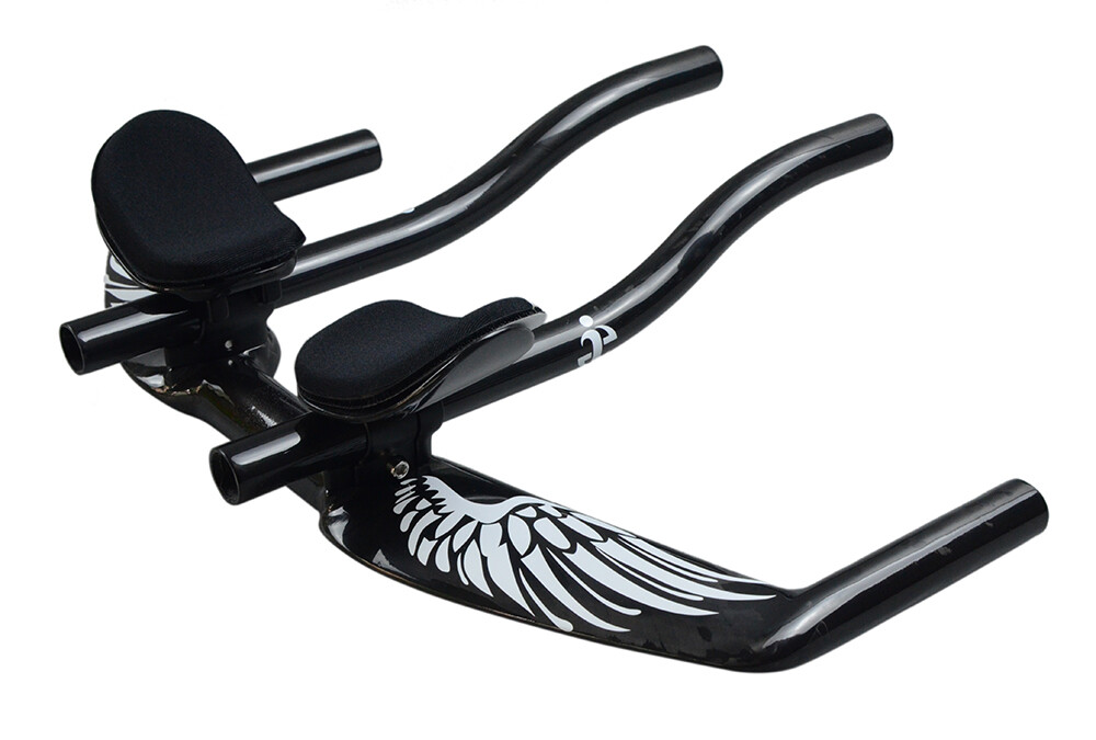 Carbon Fiber Bicycle Handlebar Rest Road Bike Bullhorn Bar Aerobar 400/420/440mm