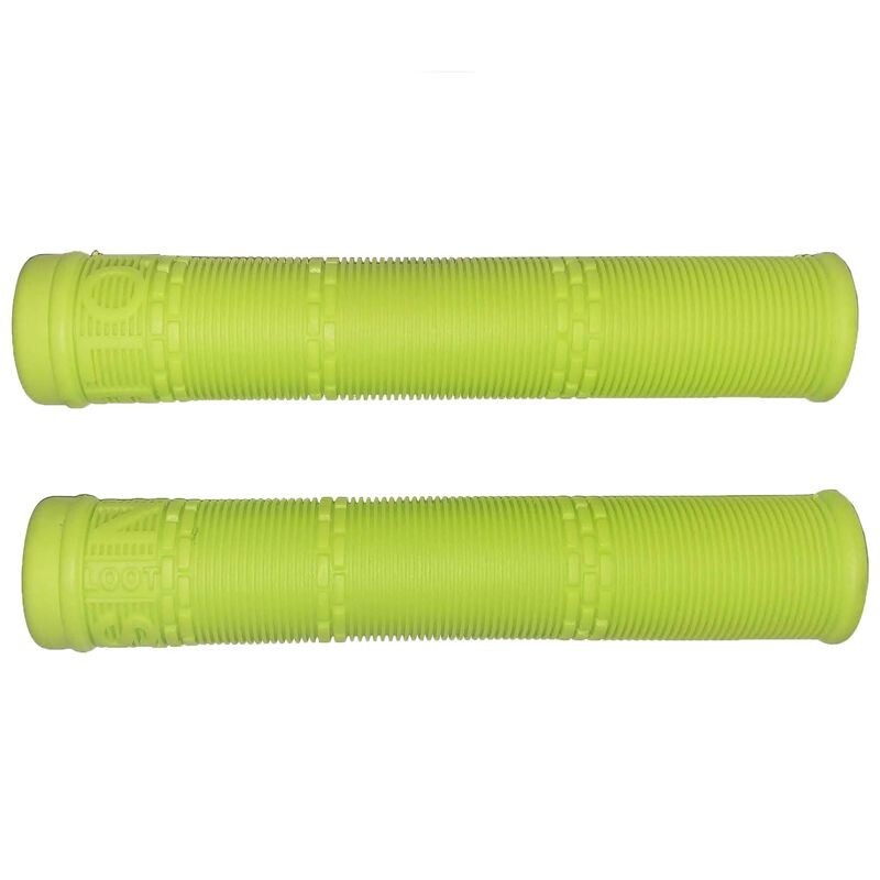GRIPS & BAR ENDS No Flange Stolen Loot STLN BMX Bike Parts 160mm Neon Yellow