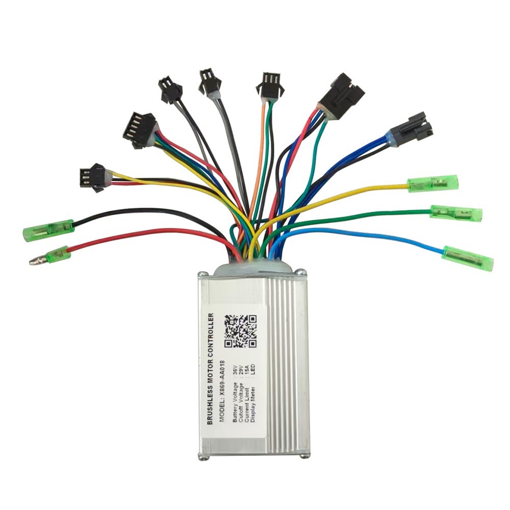 Brushless Motor Controller X869-AA018 36V 15A Electric Bike Conversion Kit LED
