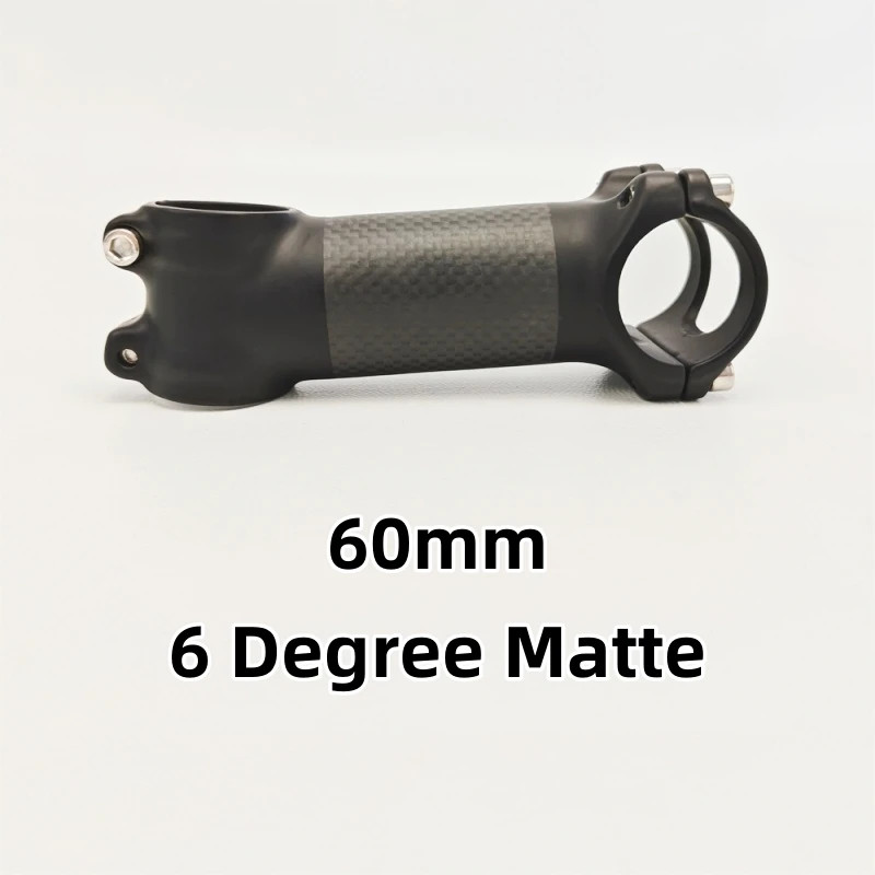 MTB Road Mountain Bicycle Carbon Alloy Stem 31.8*60-120mm 6/17 Degrees Bike Stem