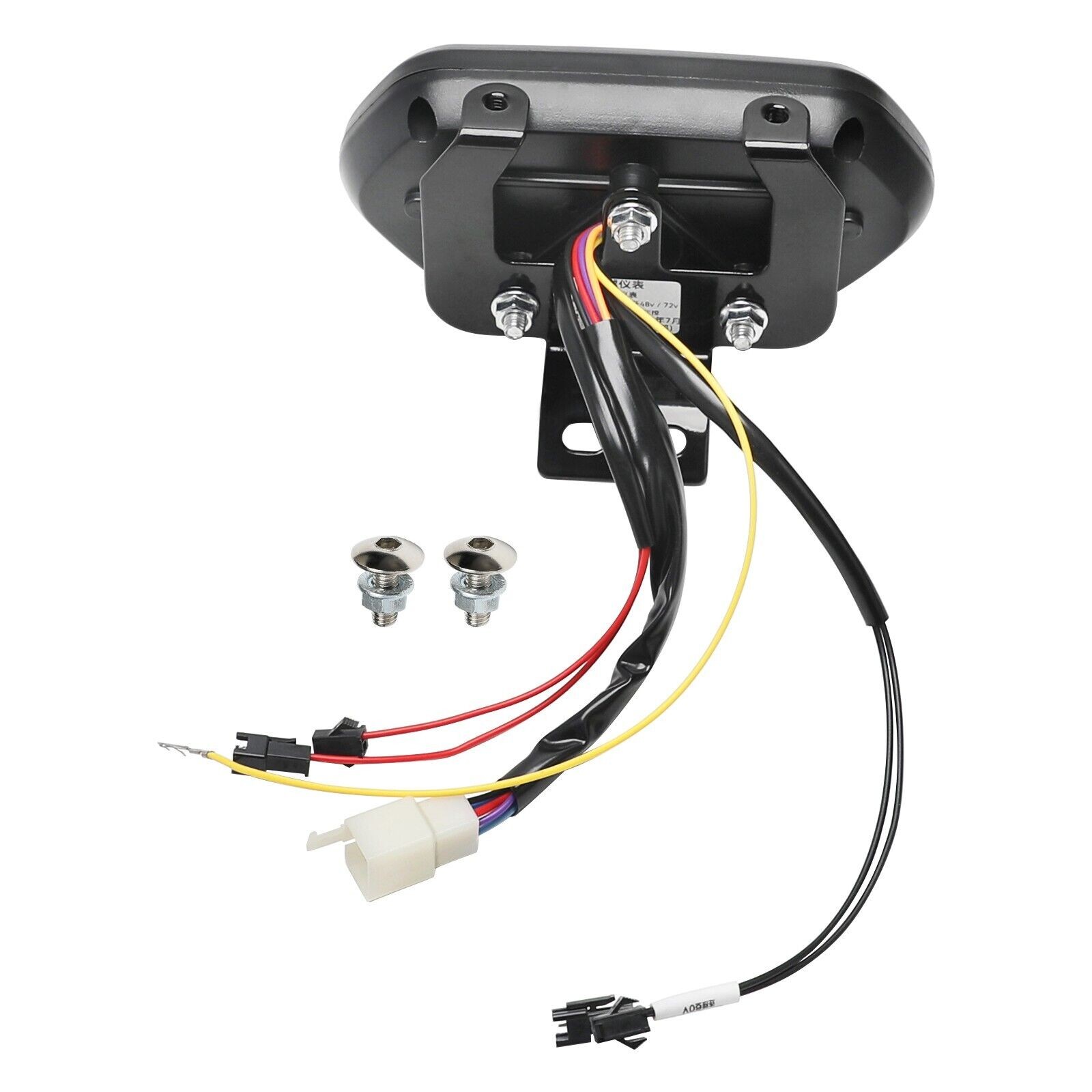 48V 60V 72V Scooter Ebike LCD Display Speedometer, Sensorless/Phase Wire Meter