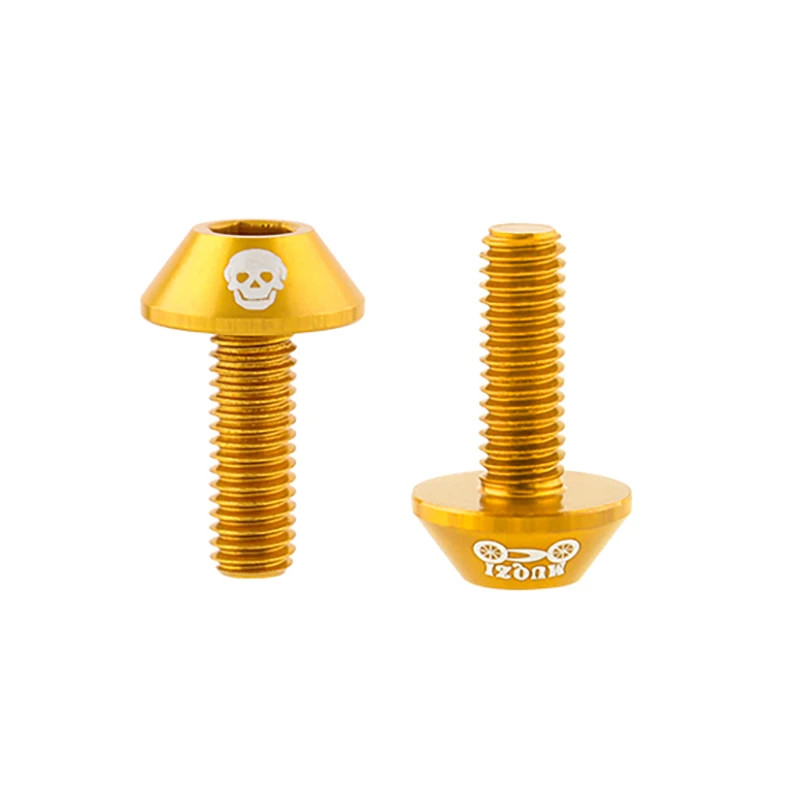 2/4PCS M6 Bike Brake Caliper Bolt 7075 Aluminum Alloy V Brake Screw MTB Road X