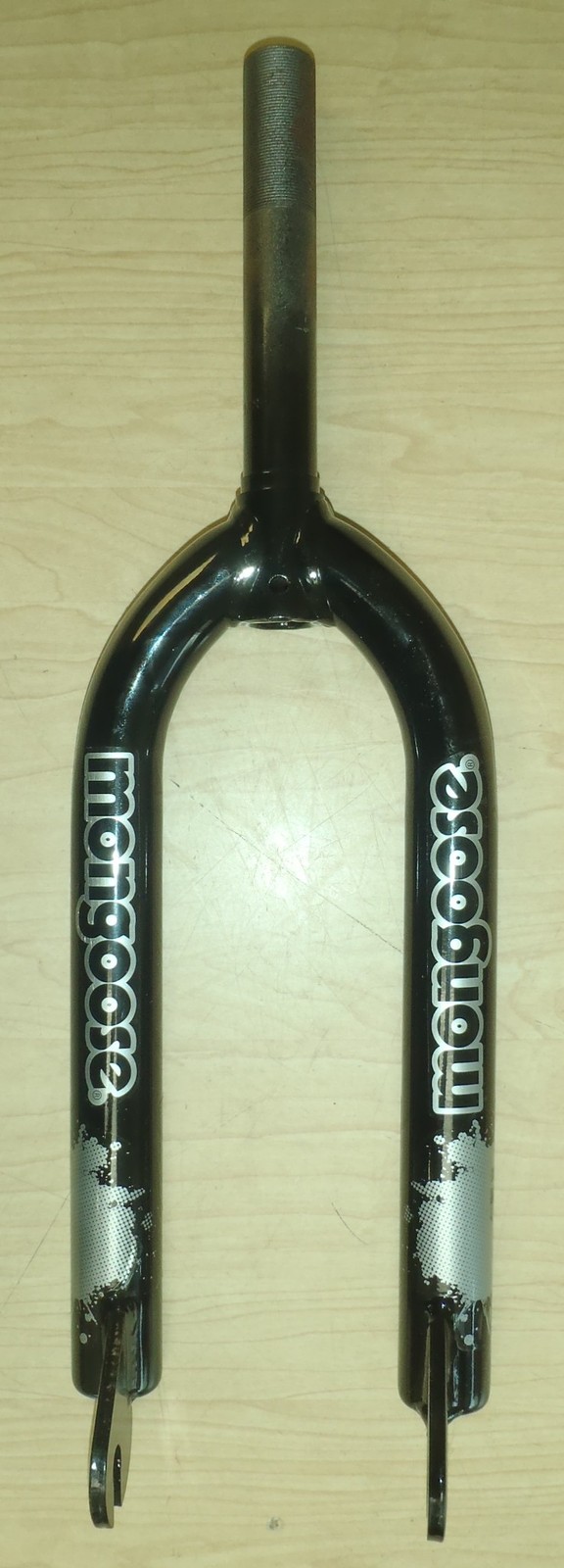 MONGOOSE BLACK/SILVER 20″ BMX BICYCLE FORK PARTS 663