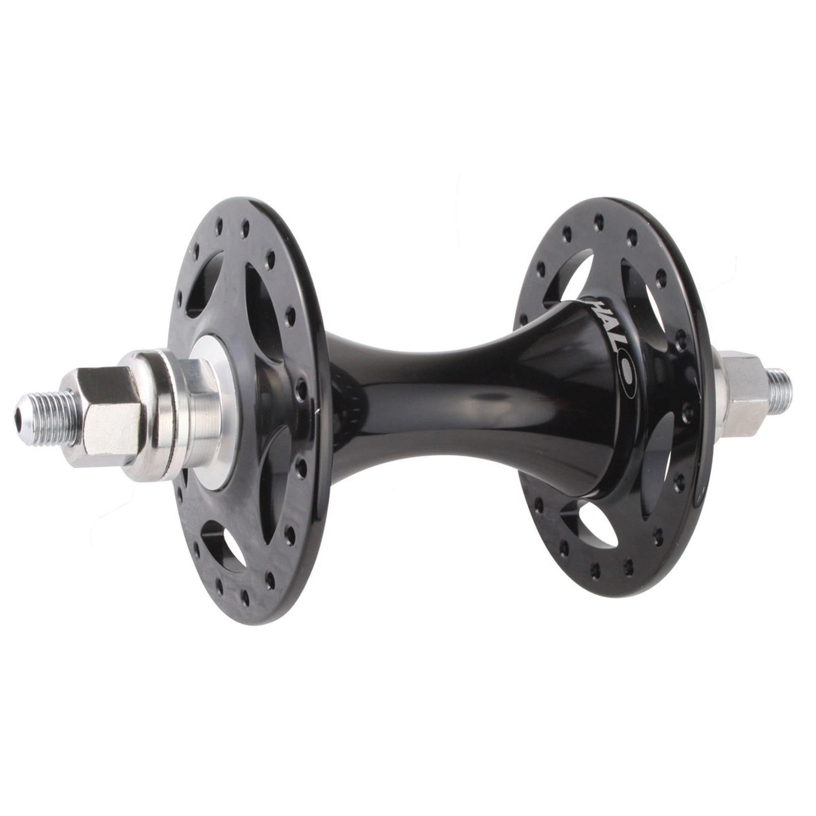 Halo Track front hub, 32h – black