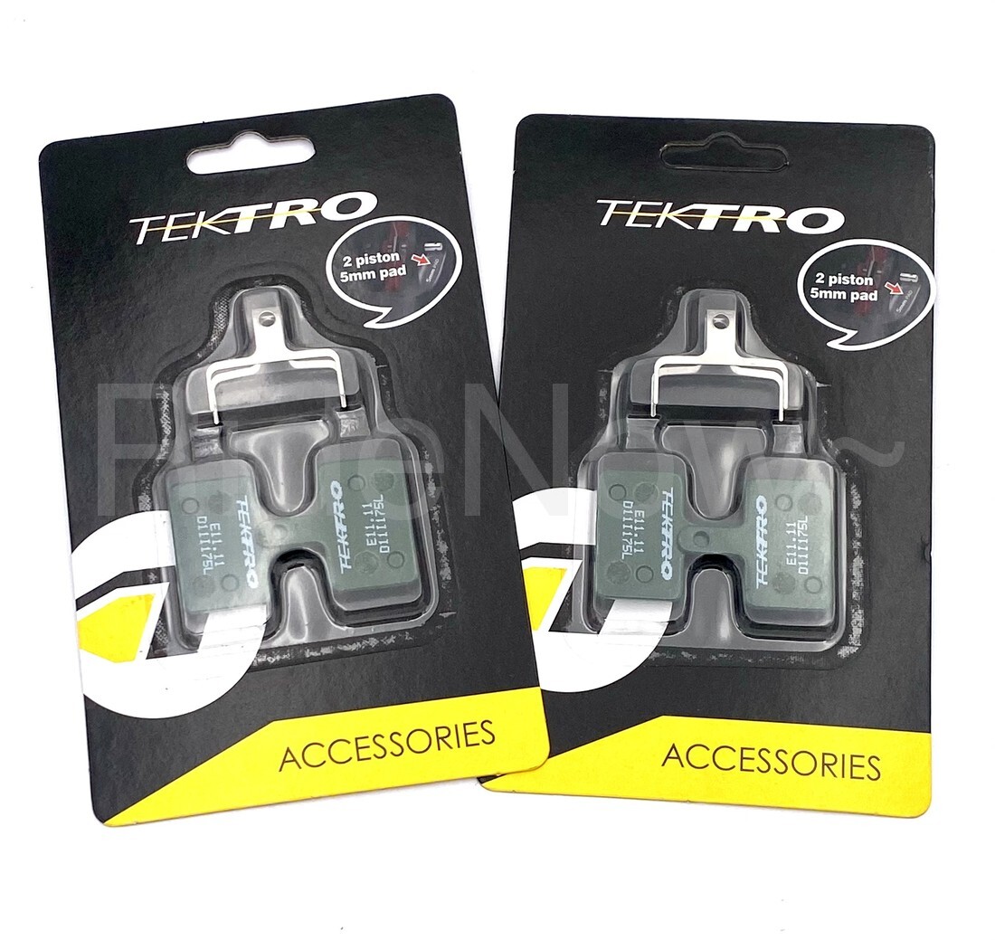 2Pr TEKTRO E11.11 Brake pads 5mm Thickness for Rotor 2.3mm thick,HD-E395,HD-T390