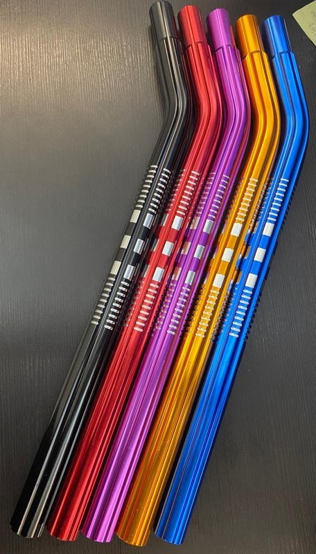 BMX BICYCLE ALLUMINUM SEAT POST LAYBACK 25.4MM INSERT OLD SCHOOL NEW