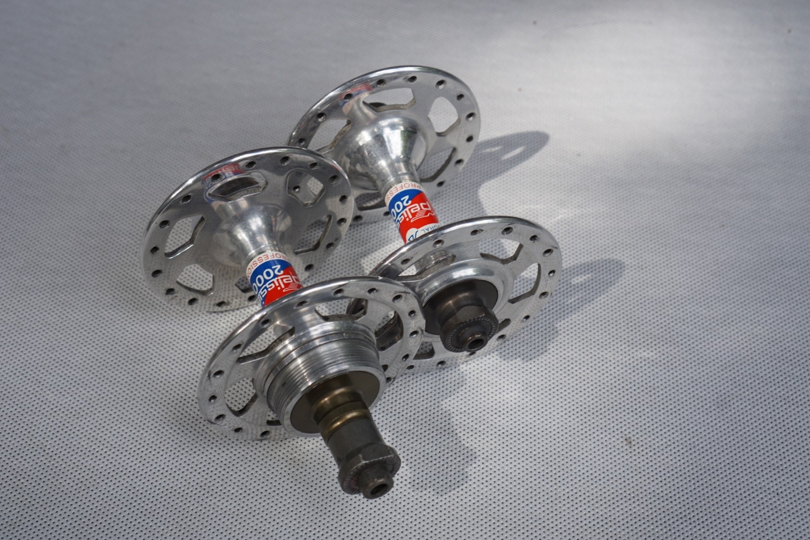 Pelissier 2000 High Flange Hubs Hub Set 36h 127mm British VGC!