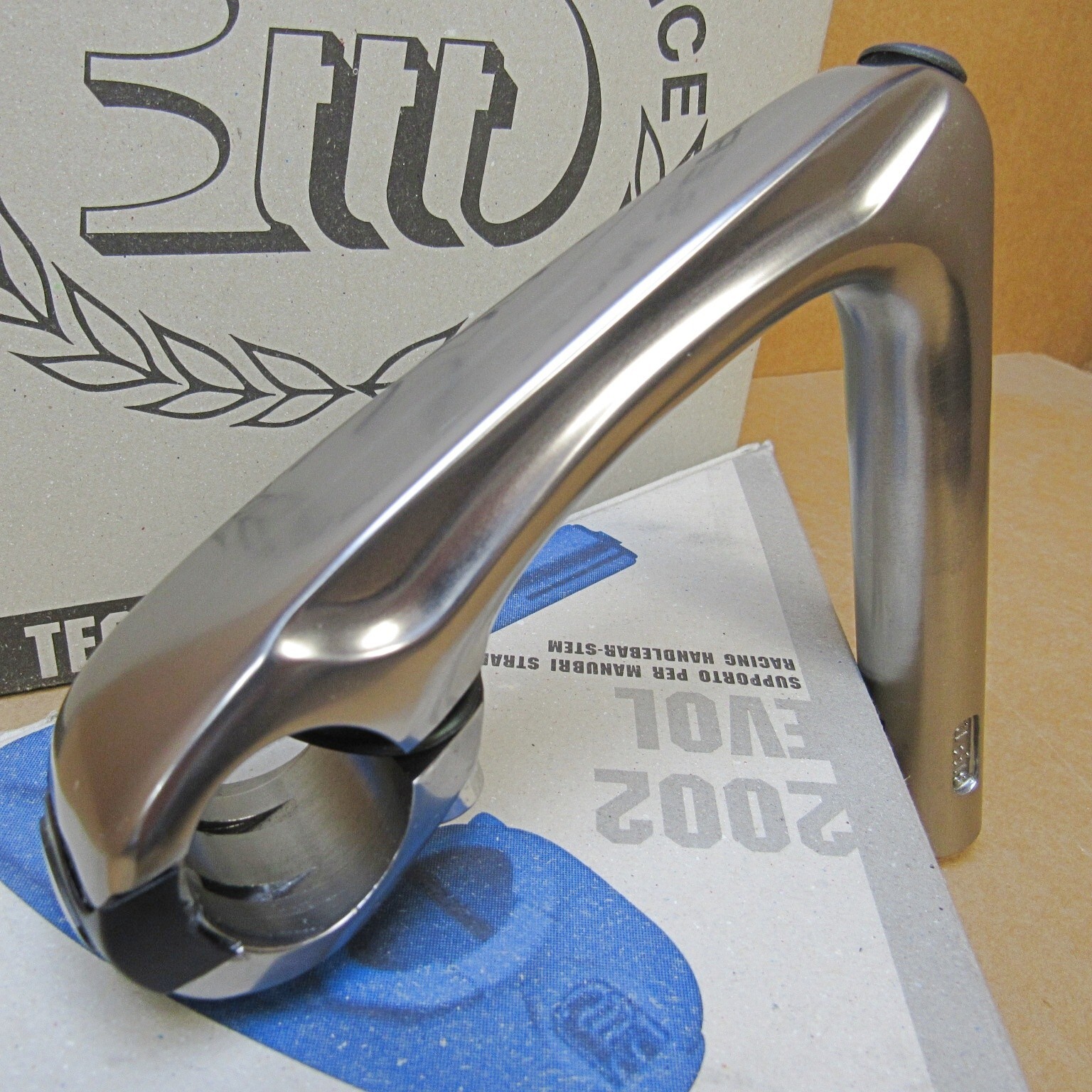 New-Old-Stock 3T 2002 Evol Quill Stem w/Gray Finish (25.8/26.0 mm clamp x 125mm)
