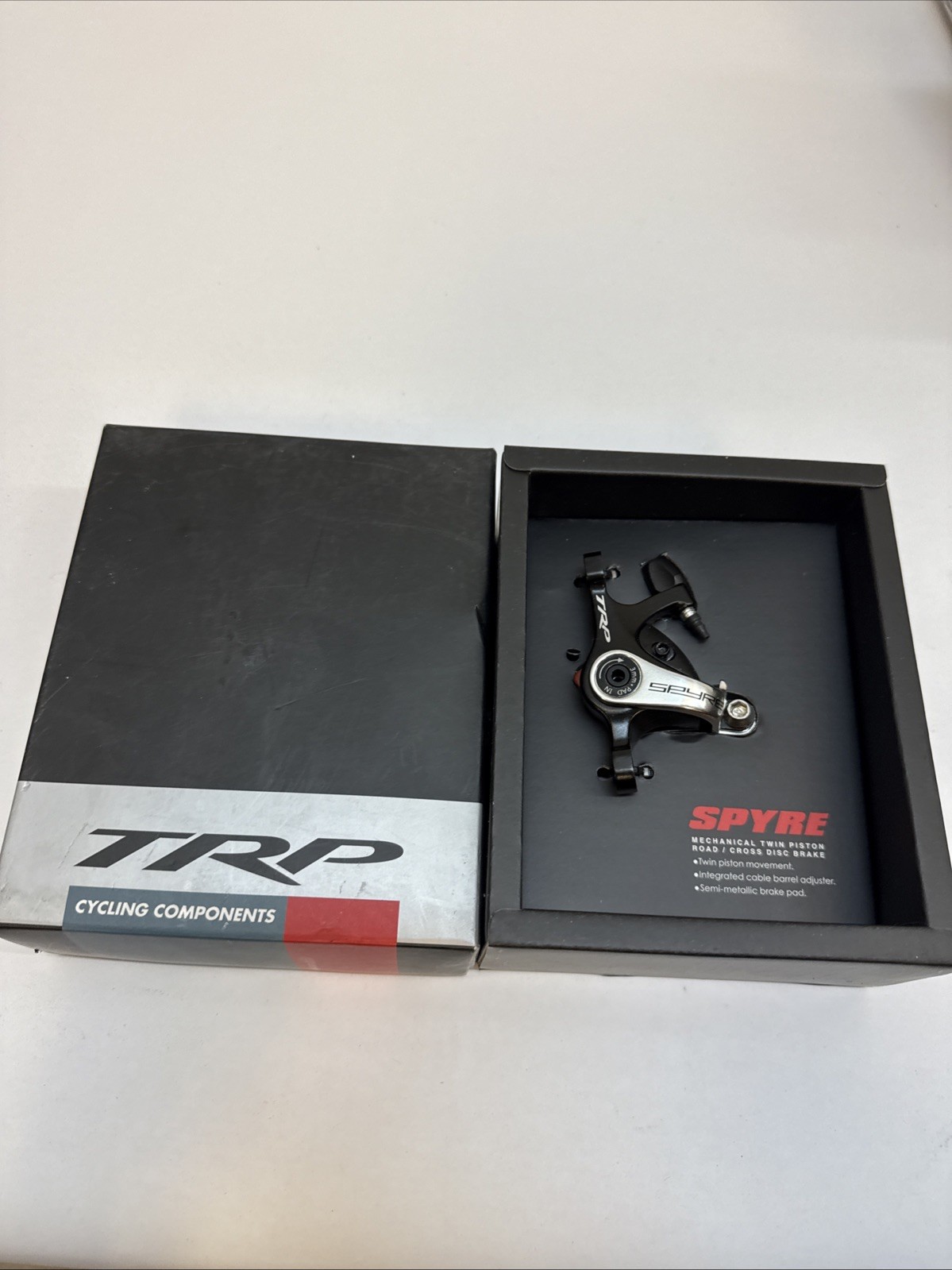 Mechanical Disc Brake Black Silver No Rotor