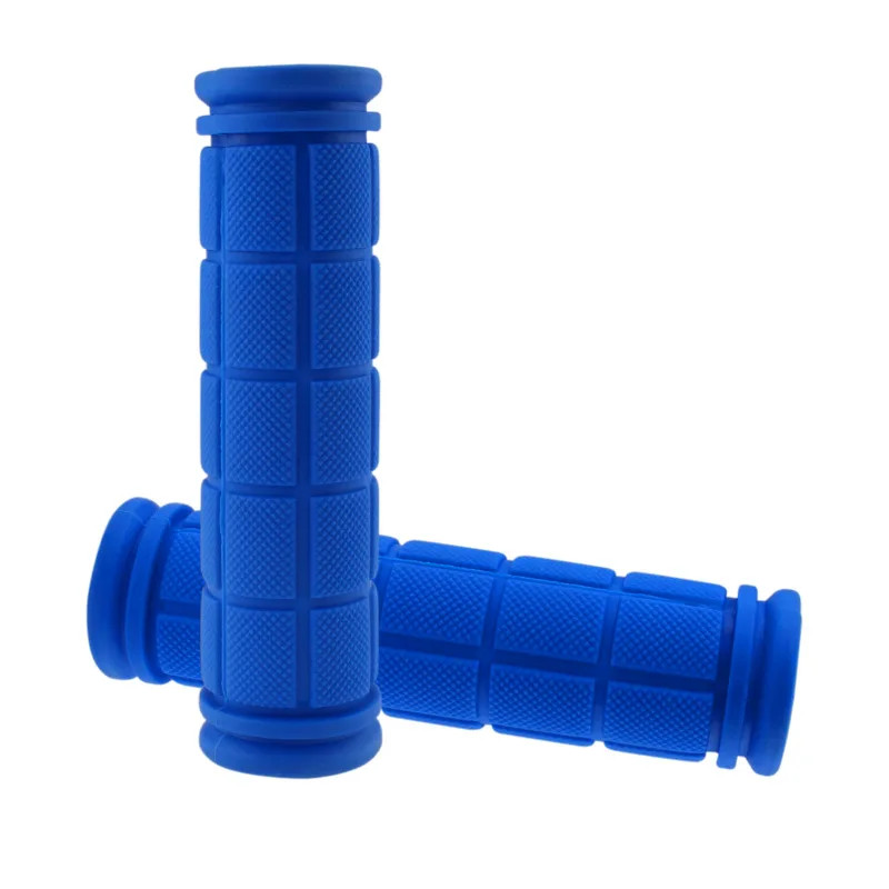 1Pair Bicycle Handlebar Grips Anti-skid Bike Handle Bar Grips Rubber Covers Fix