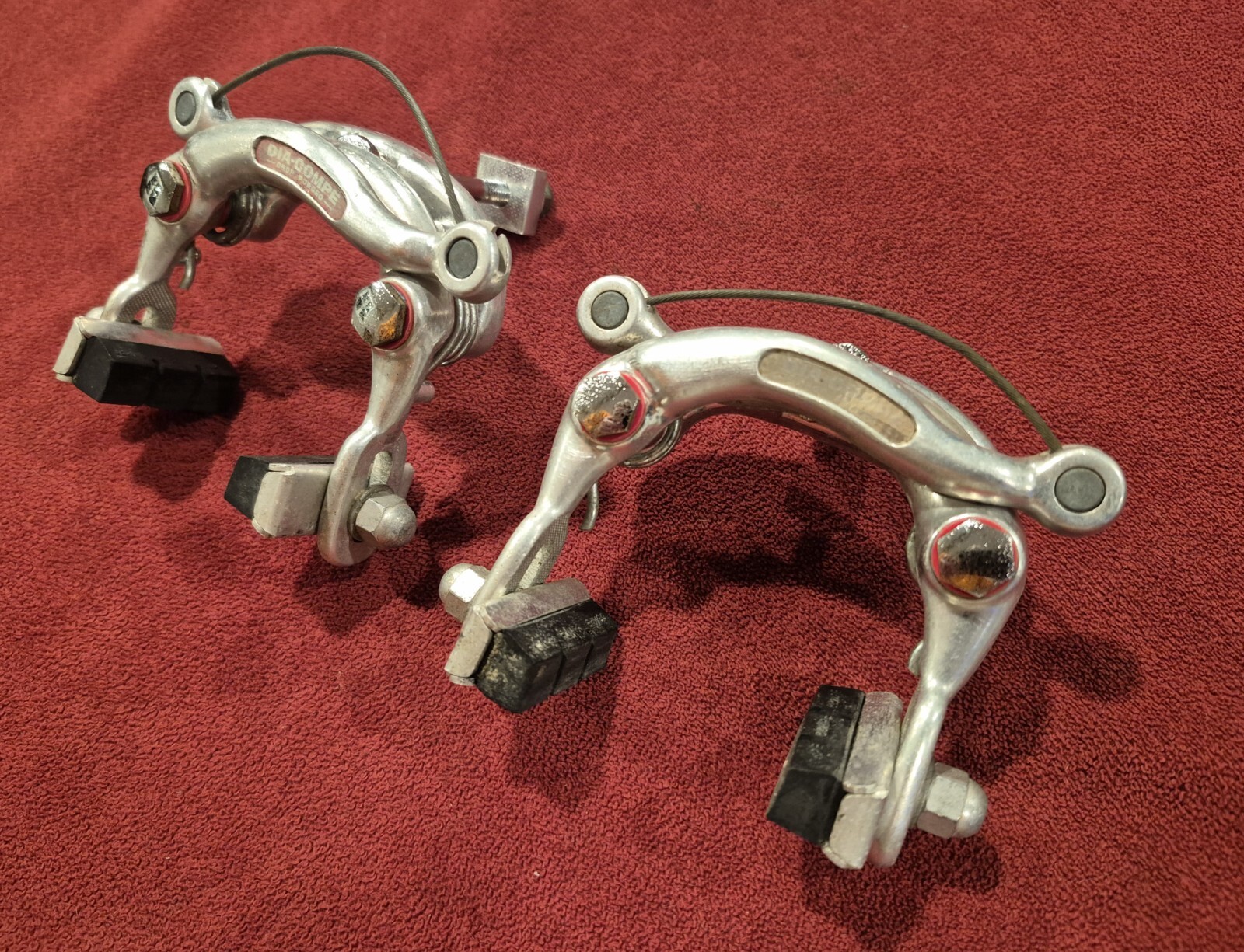 1970’s Vintage DIA-COMPE 610 DROP FORGED Center Pull Road Brake Calipers
