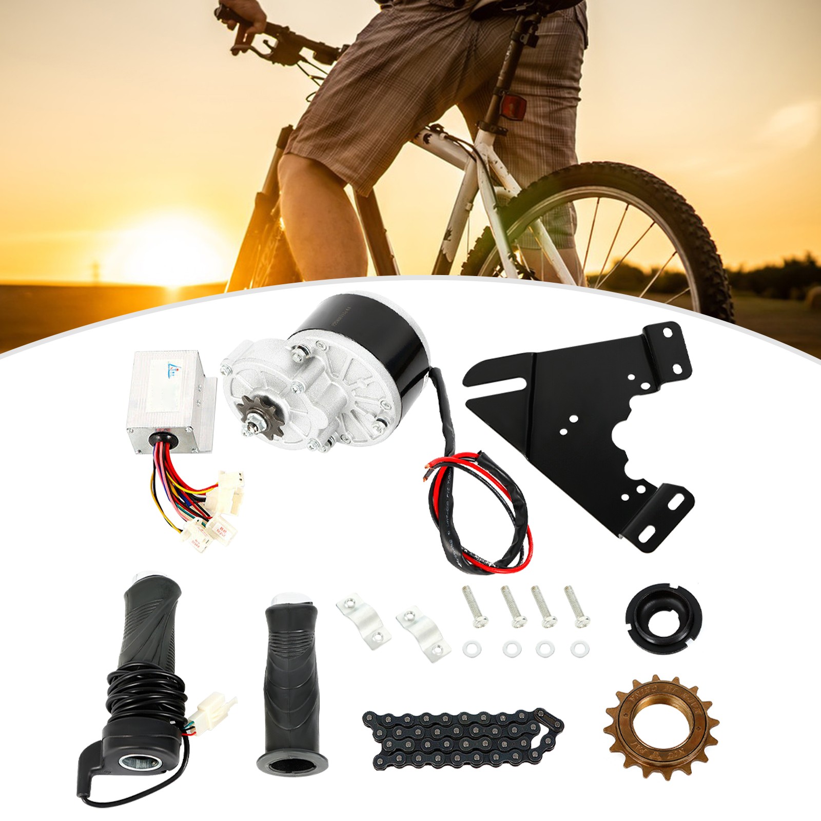 24V 250W E-Bike Conversion Kit Motor Controller Electric Bicycle Motor Kit NEW