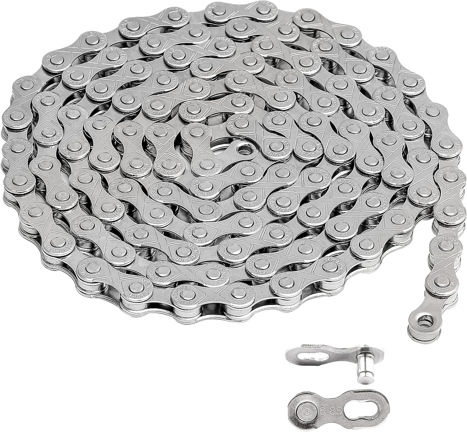 Bike Chain 6/7/8-Speed,Bicycle Chain 1/2X3/32 Inch,Special Steel