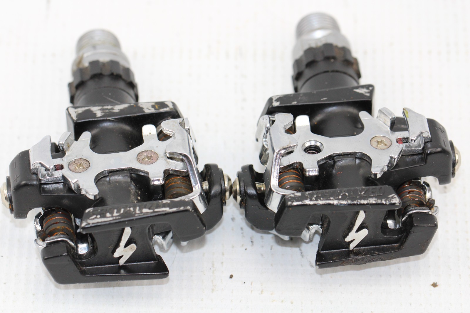 SPECIALIZED S-WORKS SPD PEDALS Clipless Black 368g Road Bike 9/16″ Double Sided