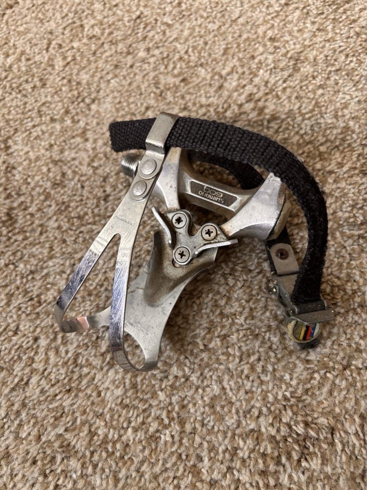 Vintage Shimano 600 Road Pedals w/ Toe Clips & Straps – Classic Racing