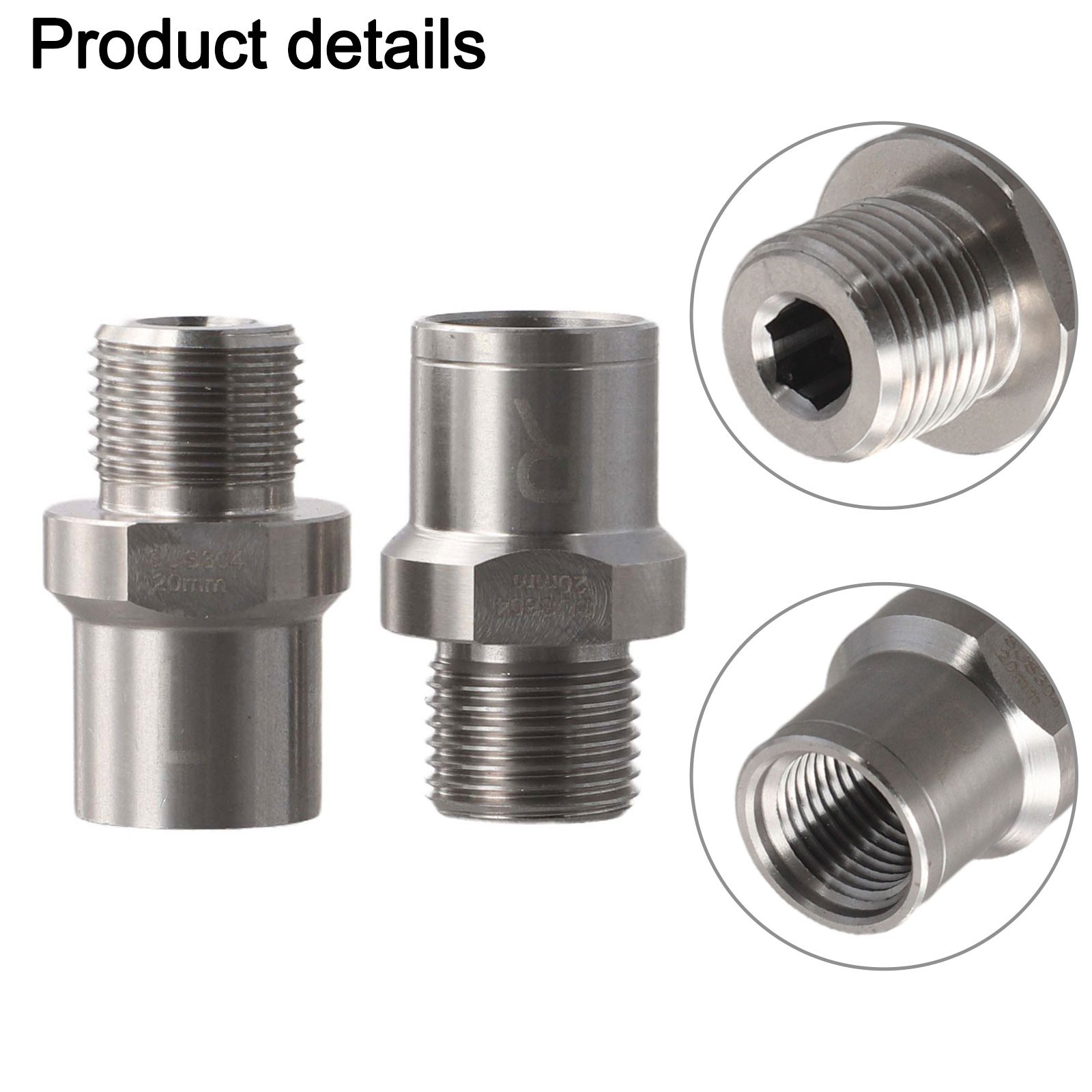 Bicycle Parts Stainless Steel Adaptors for Standard Size Compatibility