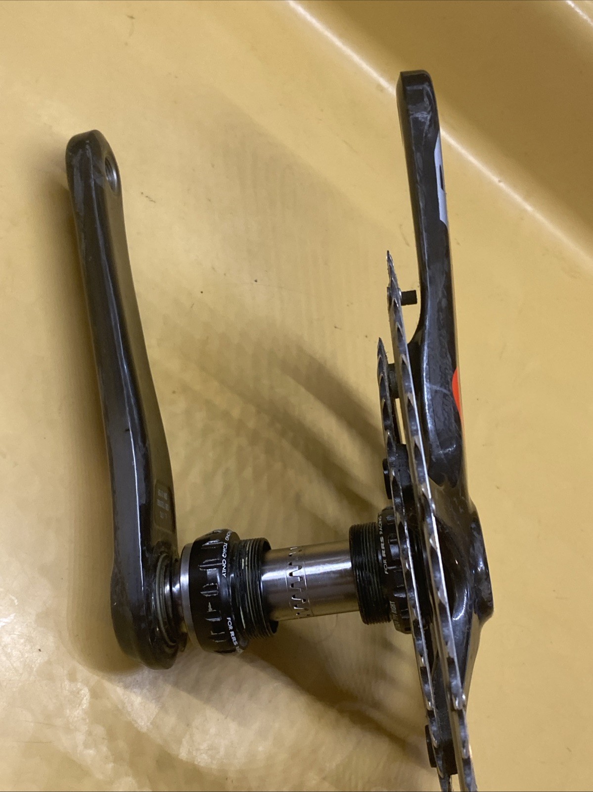 Fulcrum Racing R Torq Carbon 170mm Double 53/39t 130BCD Crankset Bottom Bracket