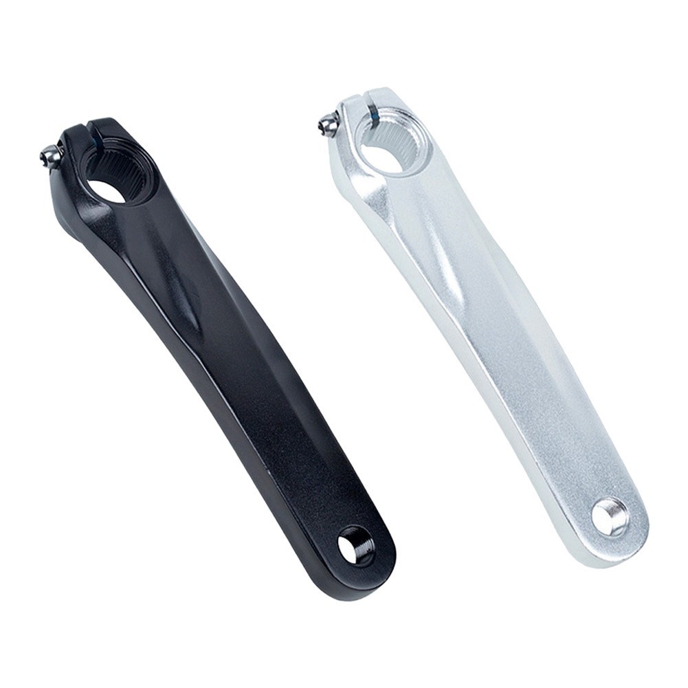 Direct Replacement Left Crank Arm for Hollowtech II Cranksets Black Silver