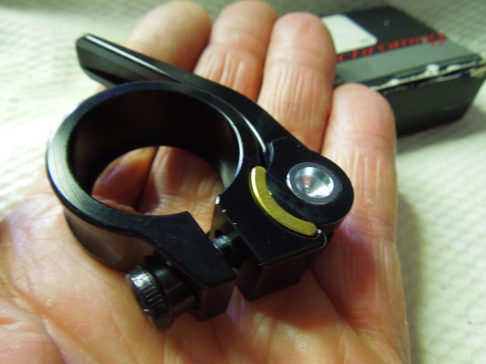 VINTAGE Chromag Seatpost clamp 30mm Black QUICK RELEASE OLD SCHOOL
