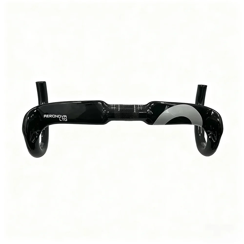 Road Bike Handlebars Carbon Fiber Bicycle Drop Bar 31.8*380-440mm Size