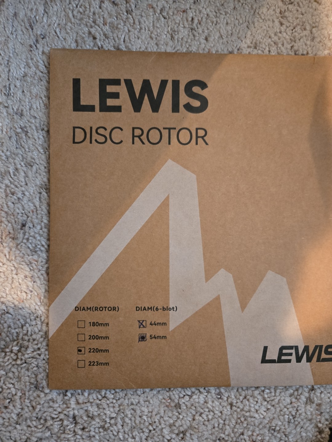 Lewis Disc Brake Rotor MTB