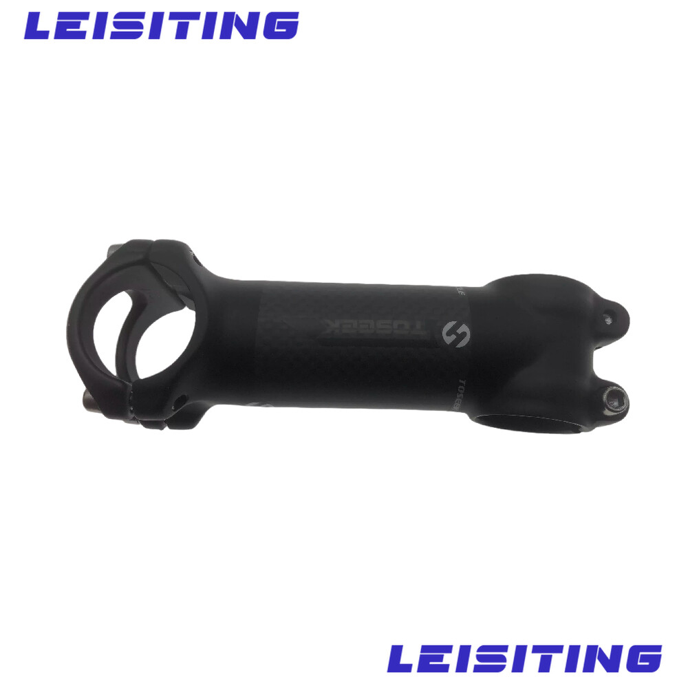 TOSEEK Aluminium + Carbon Fiber Bike 6/17 Degree Stem Bicycle Handlebar Stems