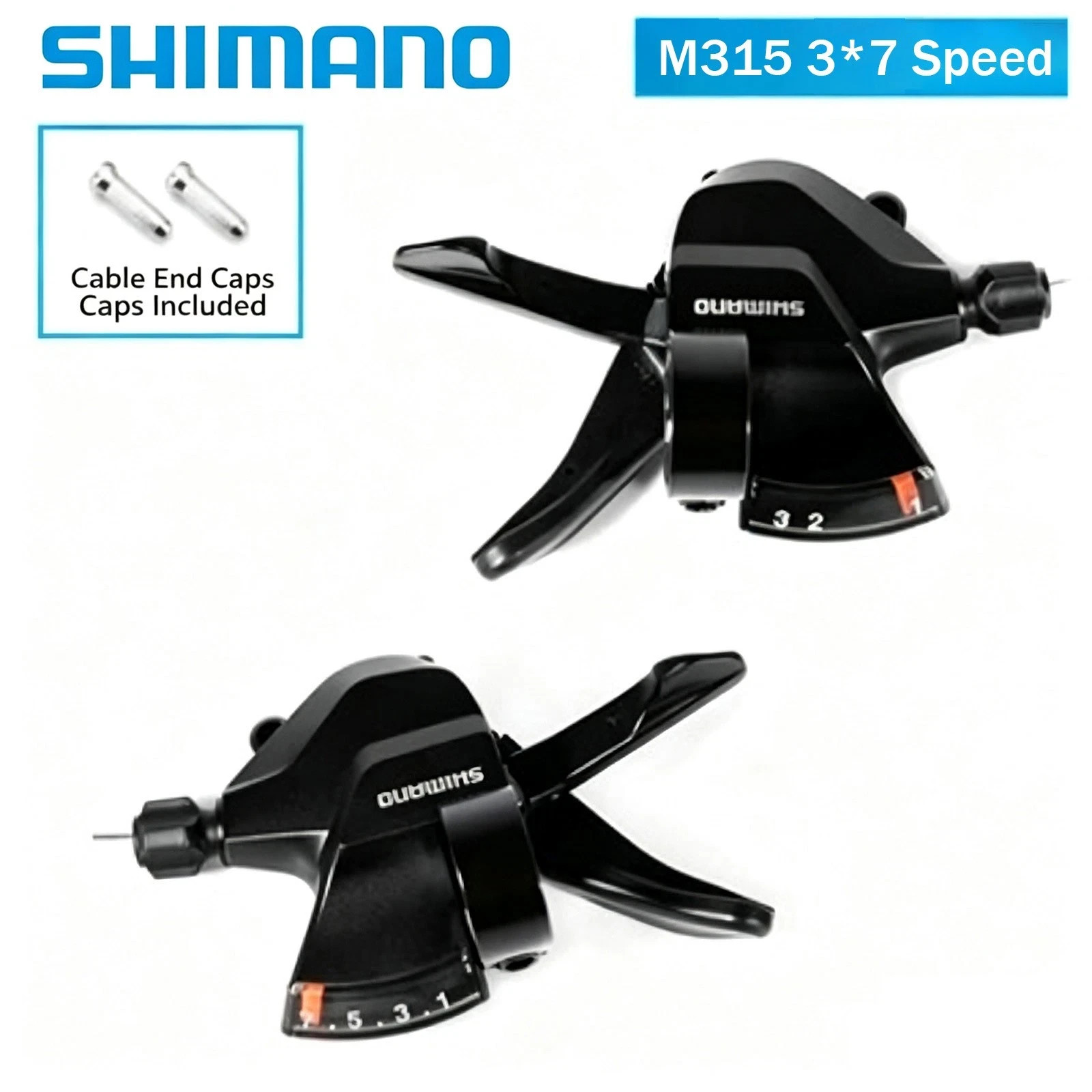 Shimano Altus SL-M315 3x7Speed Rapidfire Plus Trigger Shifter Set Left/Right MTB