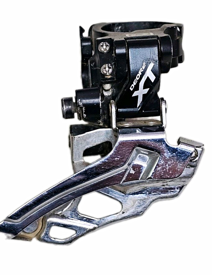 Shimano Deore XT FD-M786 Front Derailleur Clamp-On Dual Pull 2×10 10-Speed