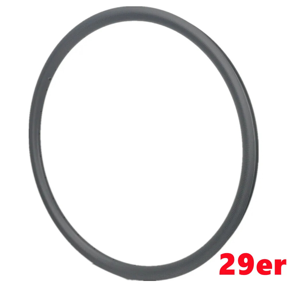 XC MTB Bicycle 29er Carbon Rim 24x30mm 28 Holes Asymmetric UD Matte Glossy