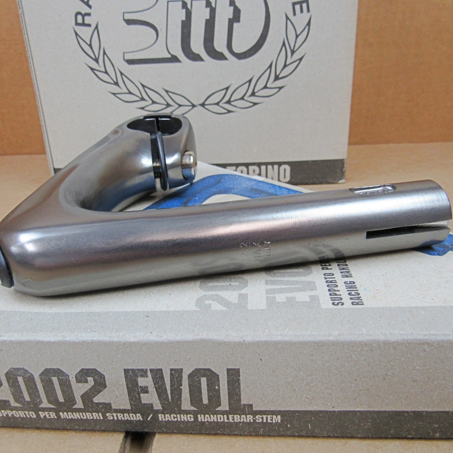 New-Old-Stock 3T 2002 Evol Quill Stem w/Gray Finish (25.8/26.0 mm clamp x 105mm)