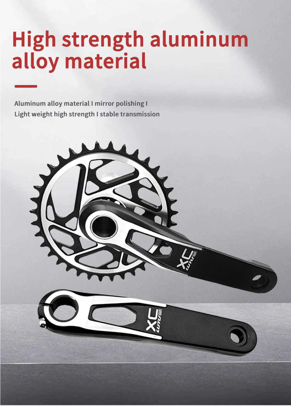 MTB Crankset 170/175mm Direct Mount Crank 0mm Offset 34T 36T 38T 40T Chainring