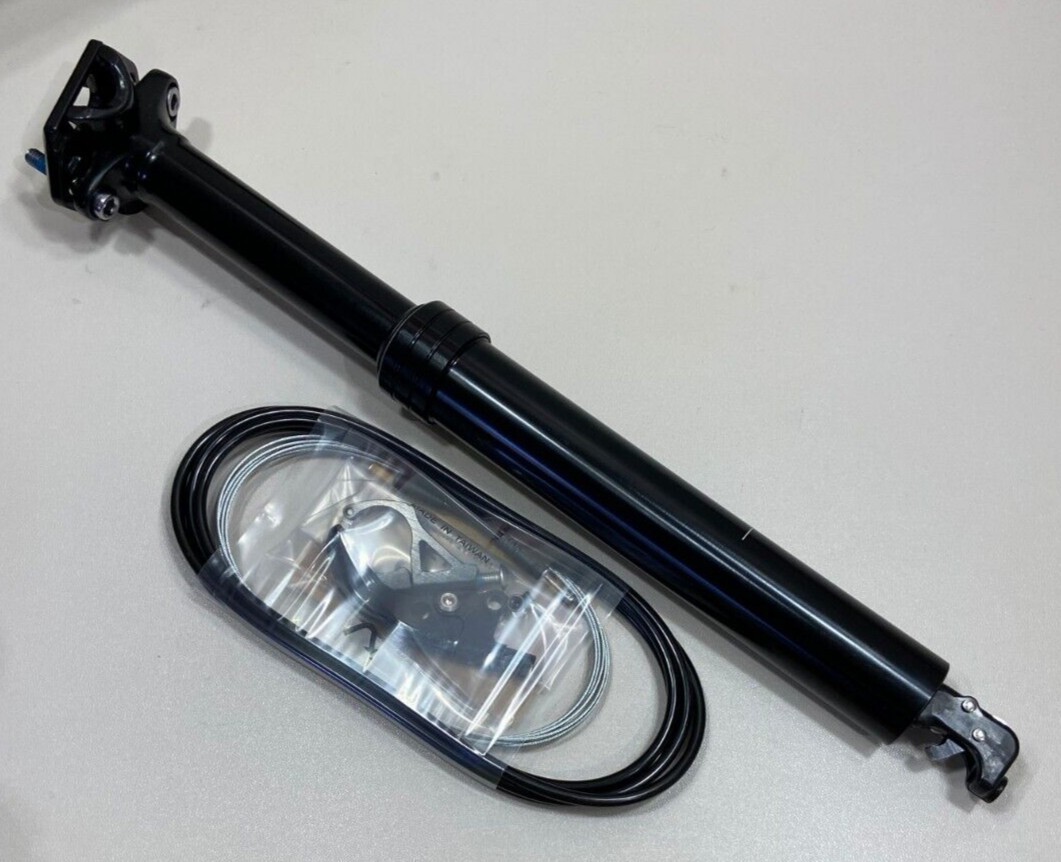 New TranzX Dropper Post Seatpost 31.6mm 357mm 100mm Travel Remote + Lever