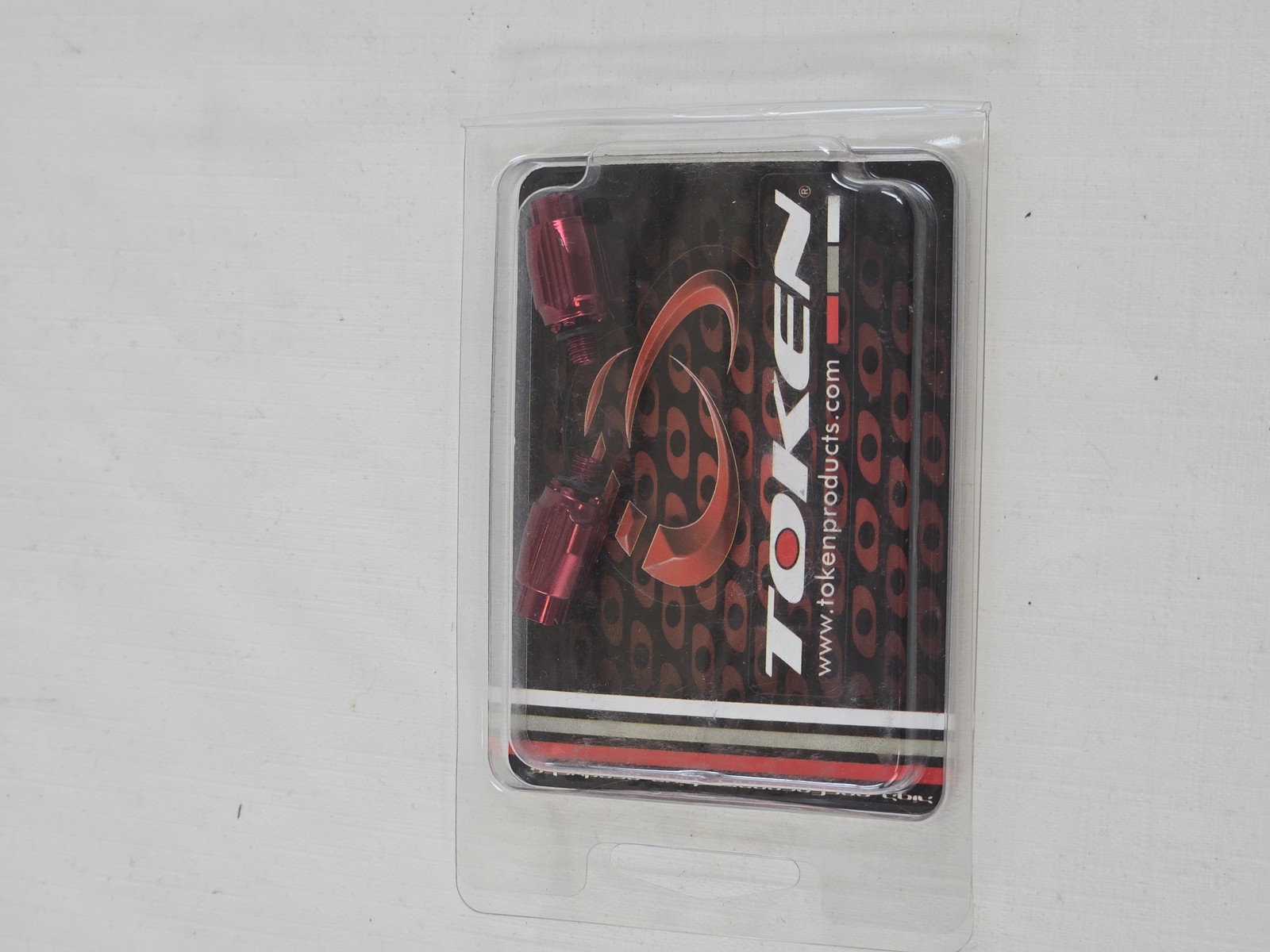 TOKEN Alloy Down Tube Shift Cable Adjusters Red Pair Bicycle Road MTB NEW
