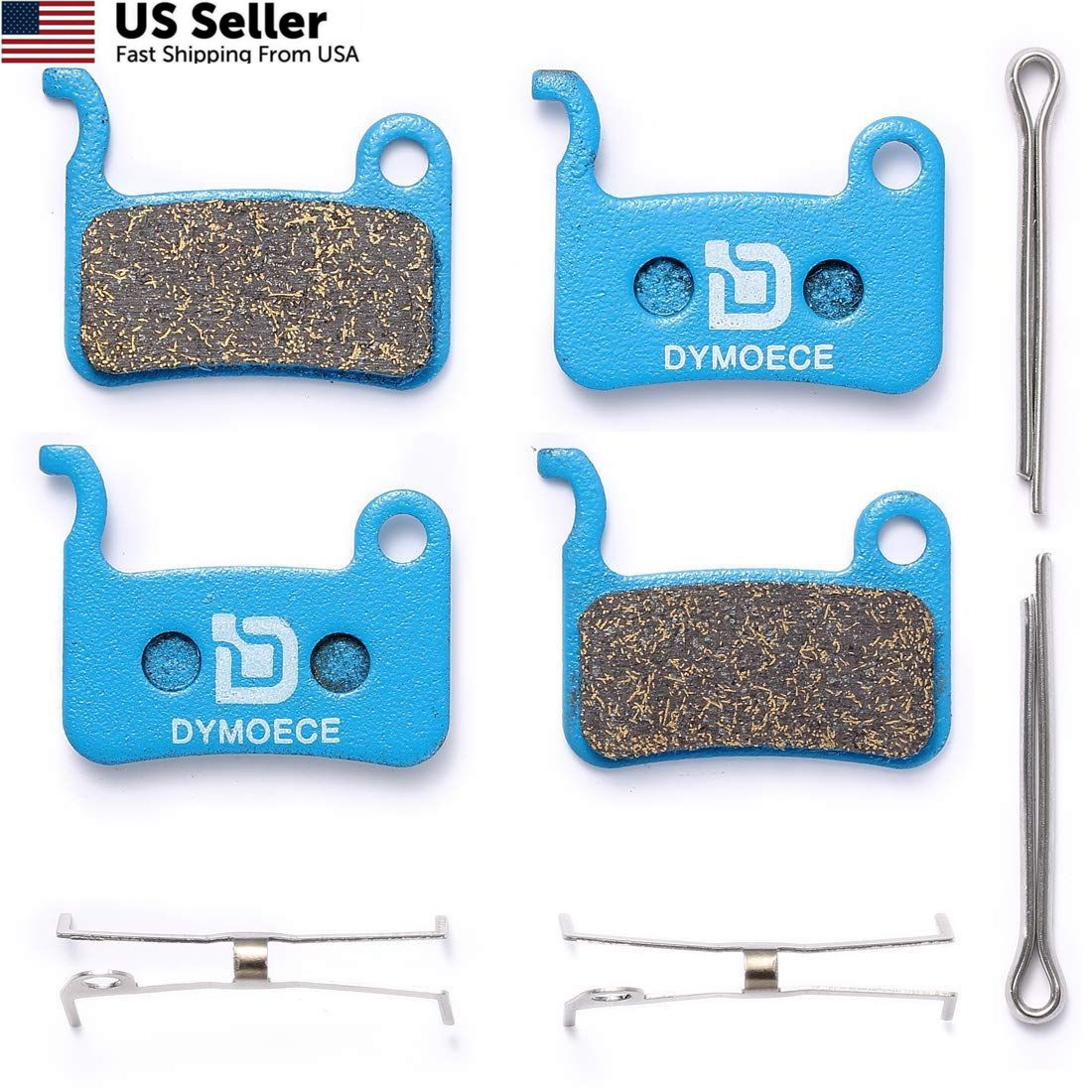 Bike Brake Pads 2 Pairs Bicycle Disc for Zoom Multi Metallic