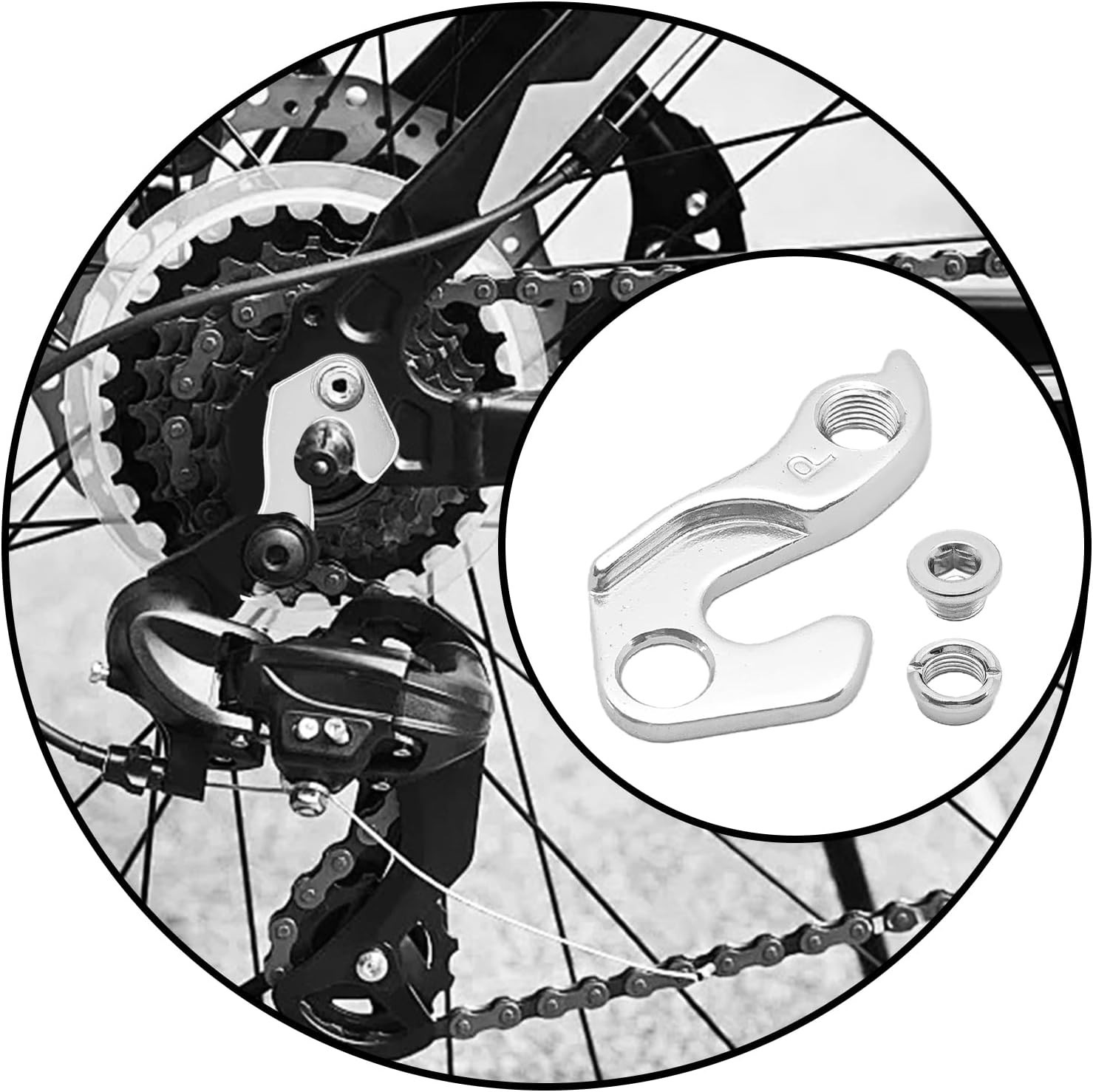 Universal Derailleur Hanger Replacement Part for Most Bicycle Models