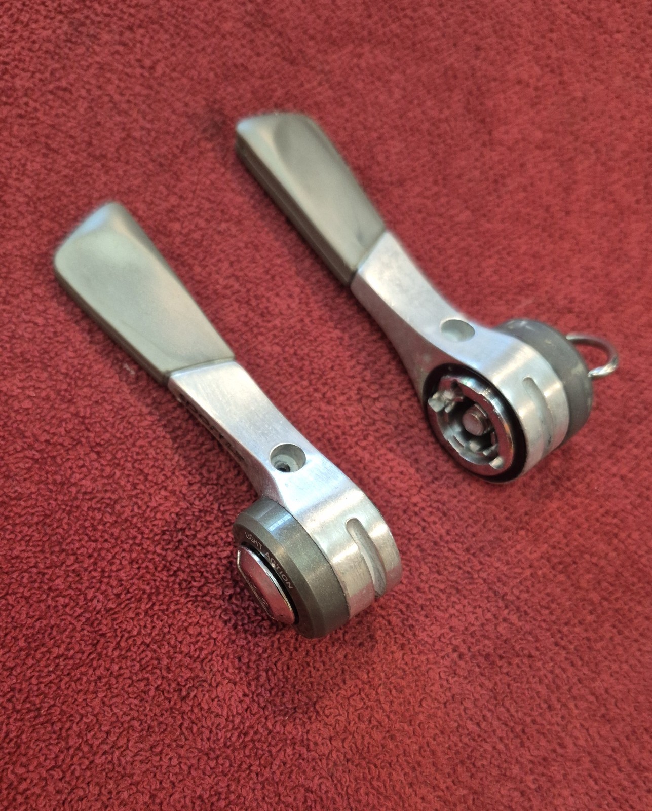 Shimano EXAGE Sport LX SL-A452 Light-Action 6-Speed Downtube Shift Lever Set for