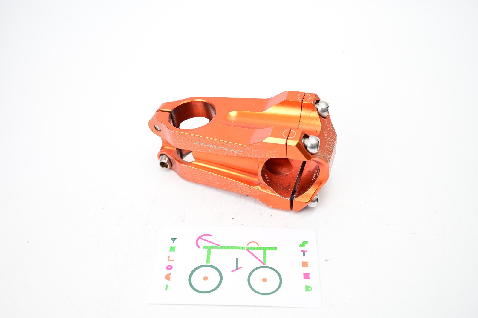 Easton Havoc Stem 65mm x 31.8 mm Clamp, 0° Rise MTB Mountain Bike Threadless