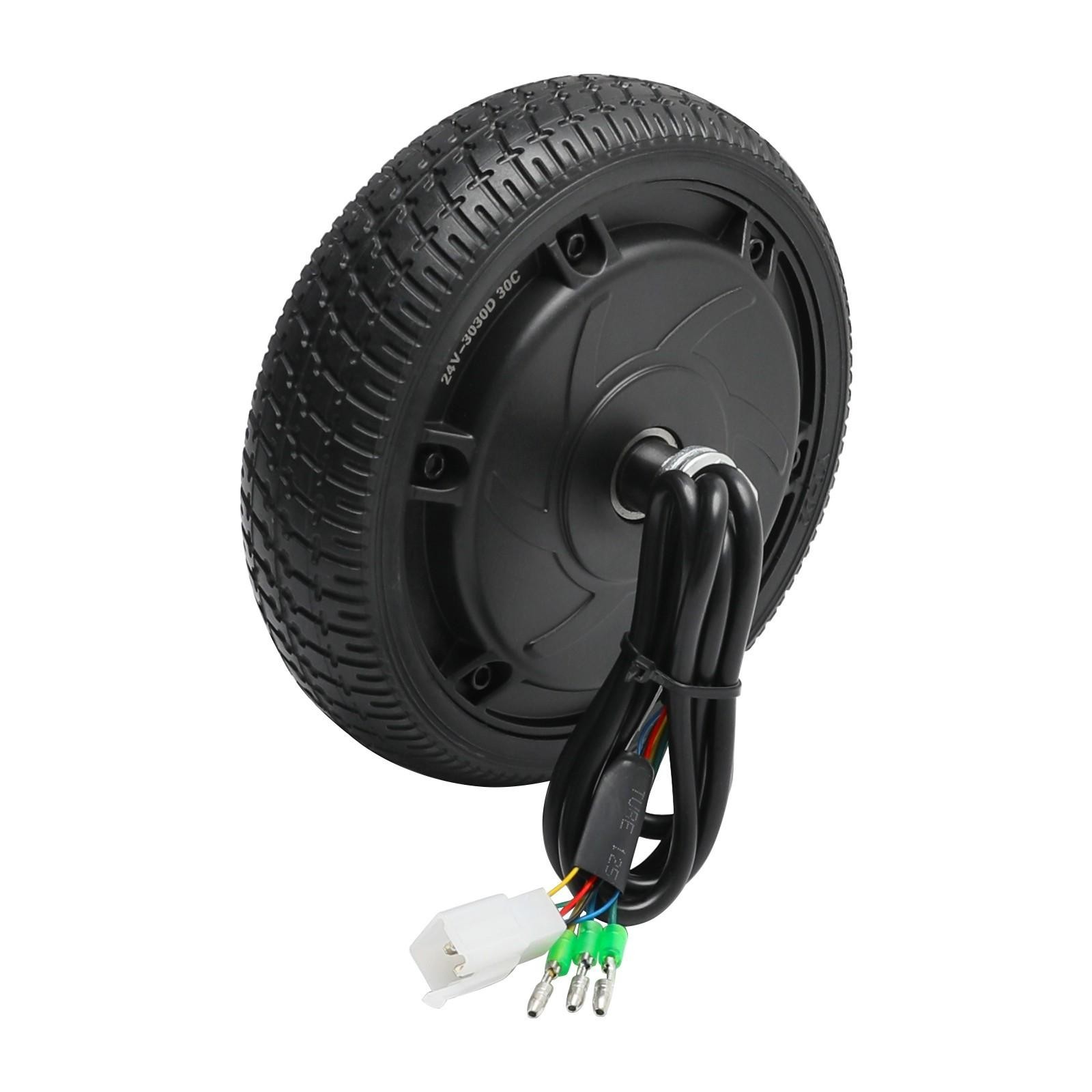 24V 250W 6.5″ Scooter e Bike Brushess Hub Motor Road Tire Wheelbarrow Trolley