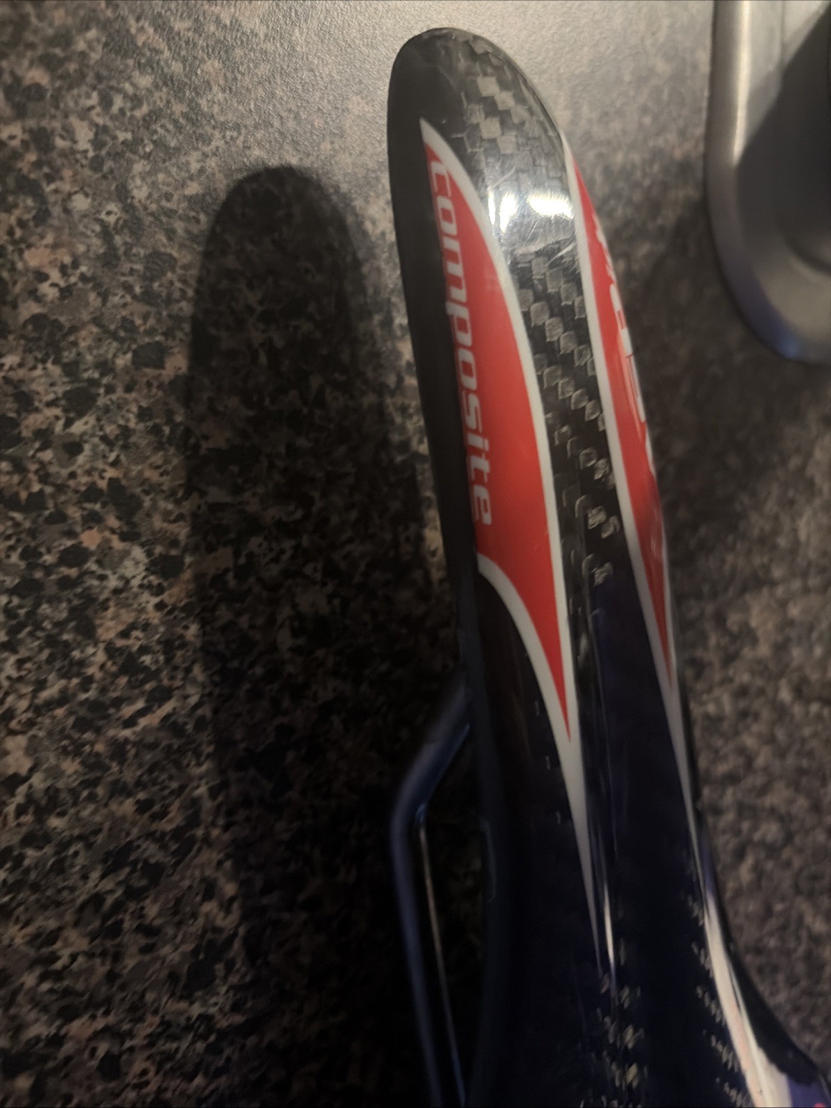 Selle San Marco Aspide Saddle Carbon Fiber Ti Rails Black/white/red Gentle Used