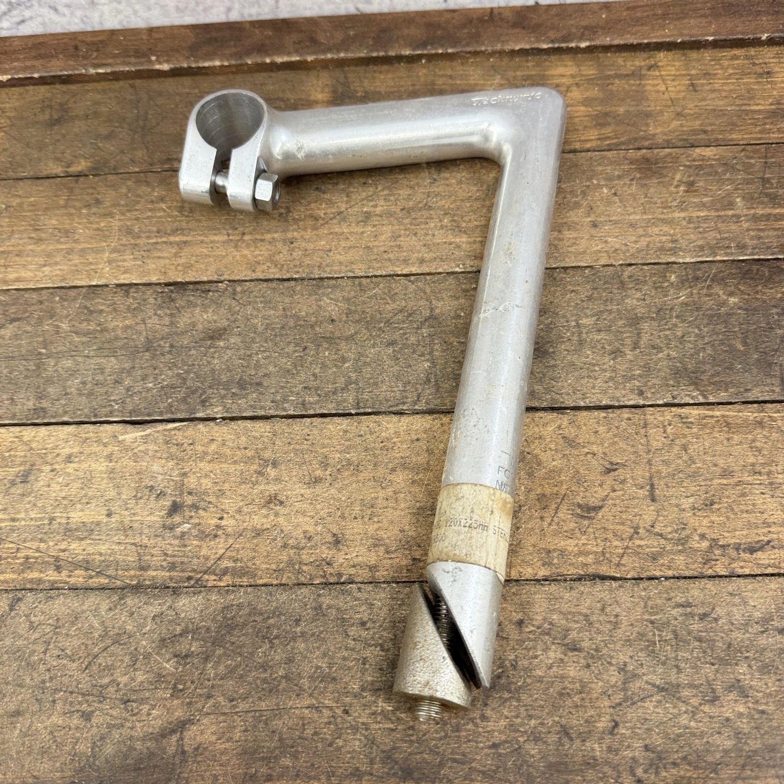 Vintage Nitto Technomic Quill Stem 25.4 Clamp 22.2 120 Japan Tall Alloy Gravel