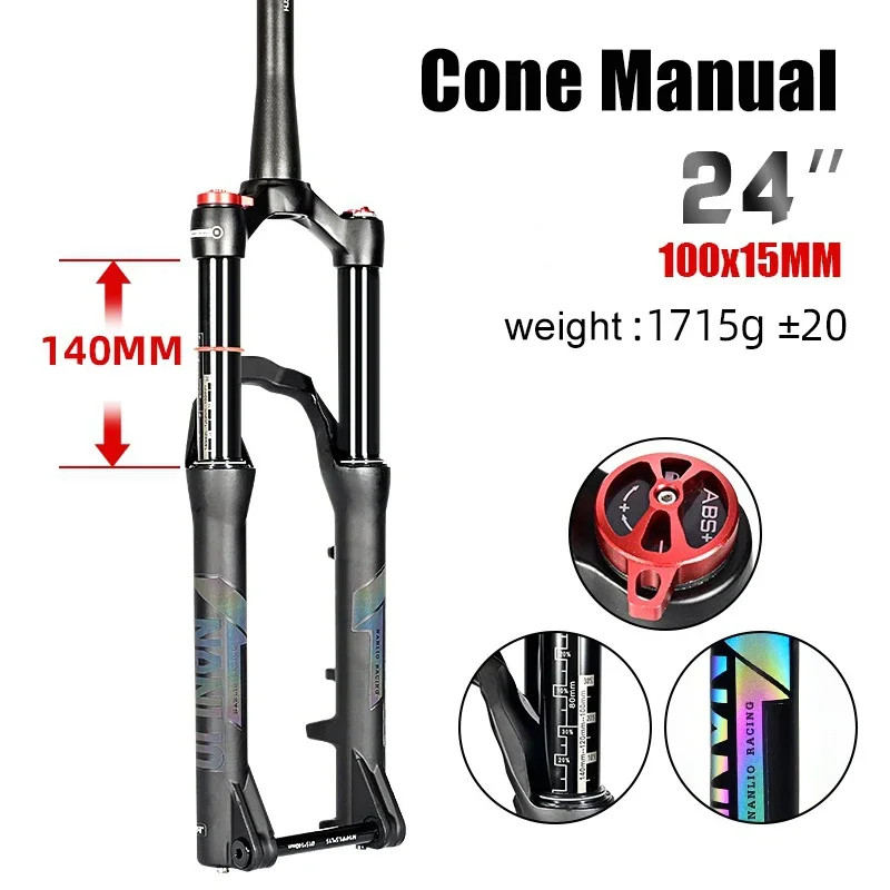 MTB Suspension Air Fork 20/24Inch Shoulder-Type Shock Mountain Bike Front Fork