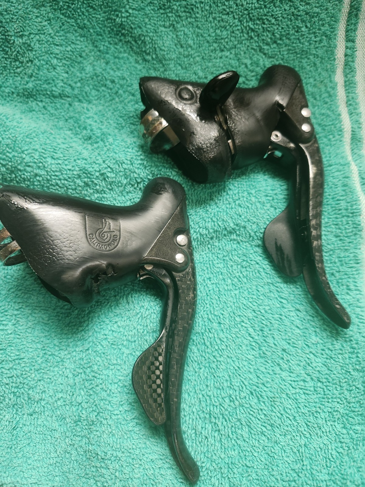 Campagnolo Record 10 Speed QS Ultra Ergo Power Shifters/ Brake set Carbon Italy