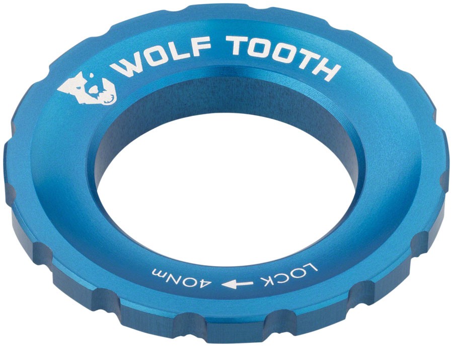 Wolf Tooth CenterLock Rotor Lockring – External Splined, Blue