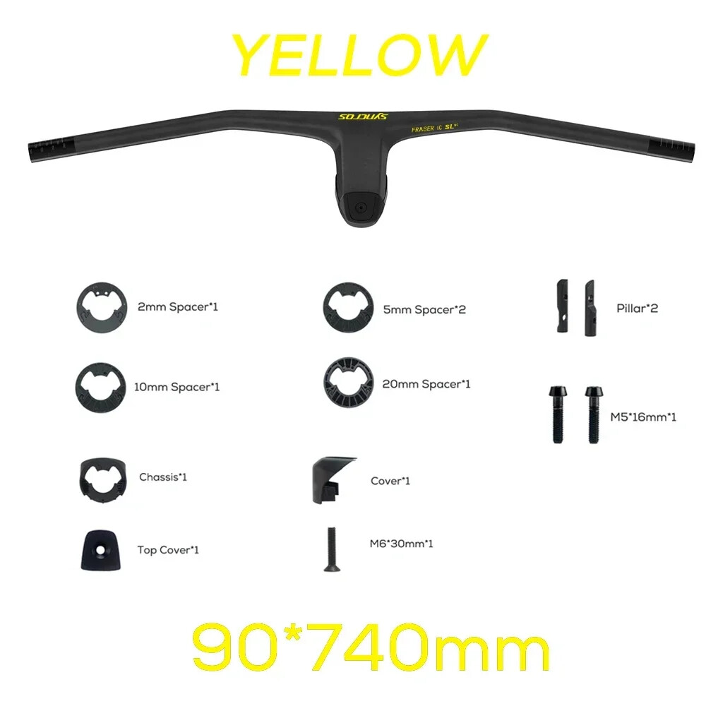 740MM Carbon MTB Bicycle Integated Handlebar Handlebar FRASER IC SL WC -20°