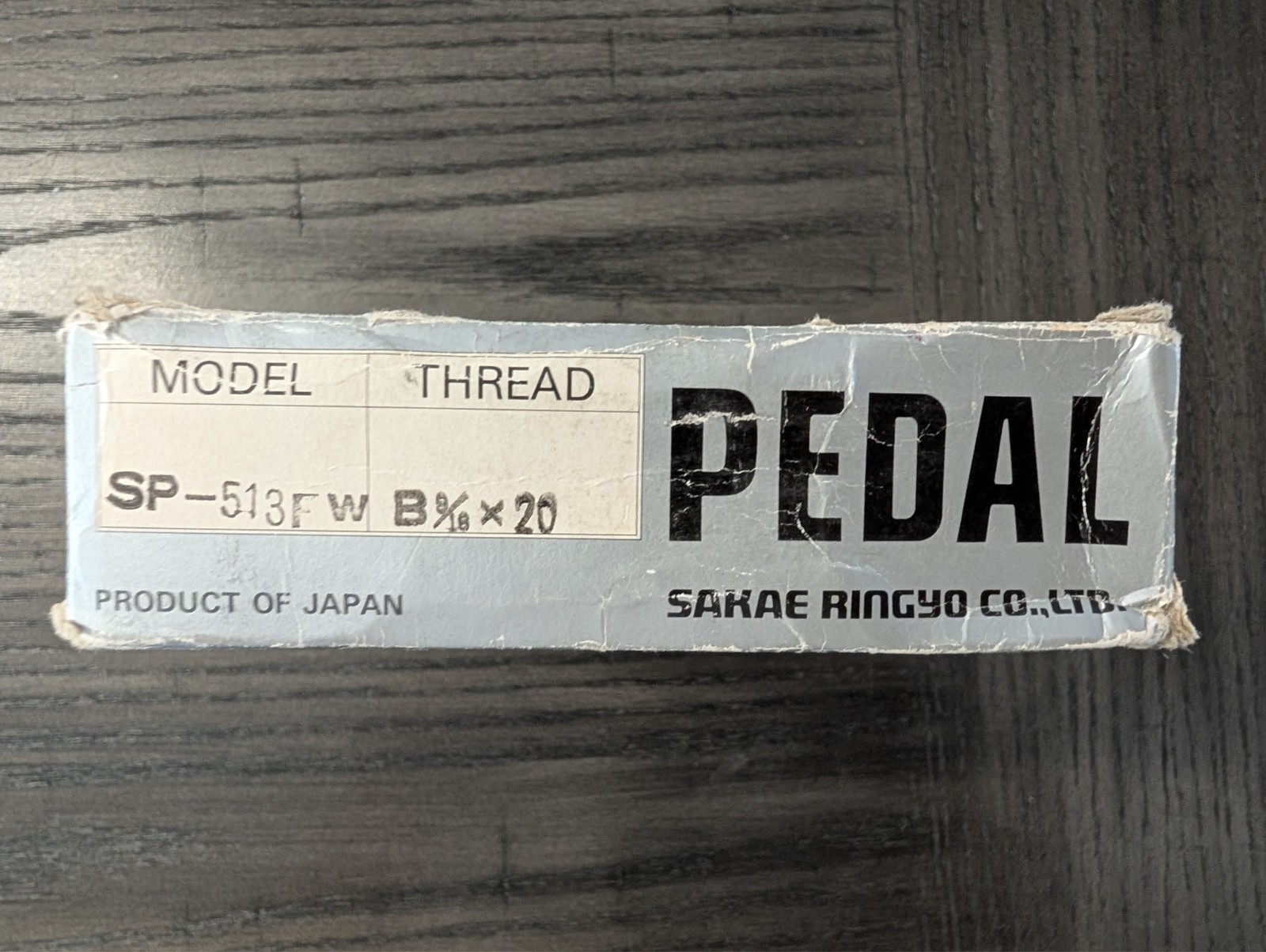NOS Vintage BMX SR Sakae SP-513 9/16″ Pedals in White Brand New RARE!!