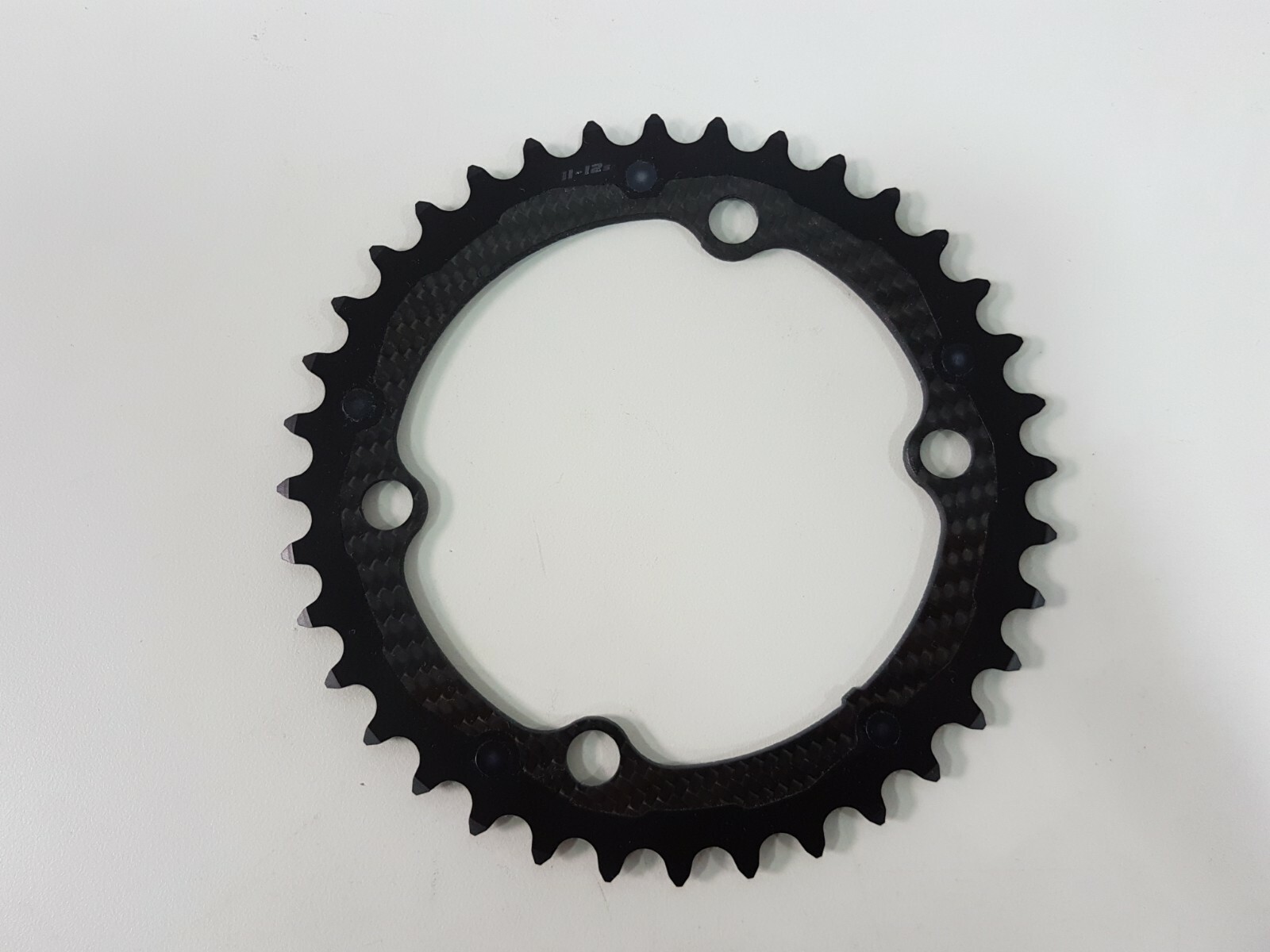 Carbon-Ti X-CarbonRing BCD110x4Bolt Road Inner Chainring Black (34T,36T,39T,40t)