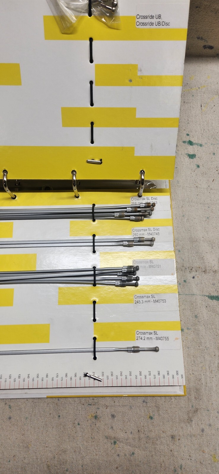 Mavic MTB spokes – Assorted Spokes Model and Sizes – New