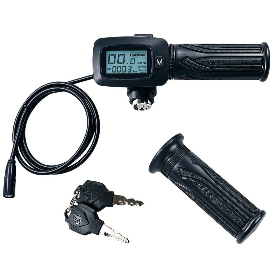 Ebike Throttle for Tuttio Soleil 01 48V LCD Display with M Key Button