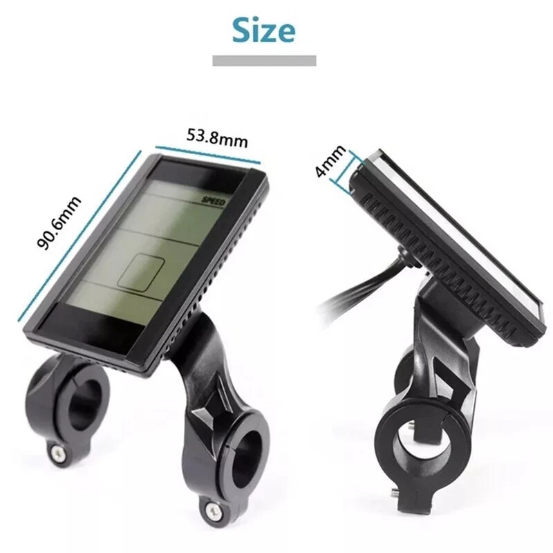 E-Bike 24V 36V 48V EBike S830 LCD Display Screen Control Meter Panel Bike.