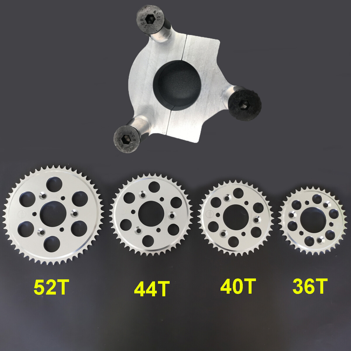 Rear Hub Adapter 1.5 inch & High Performance CNC Sprocket-Gas Motorized Bicycle